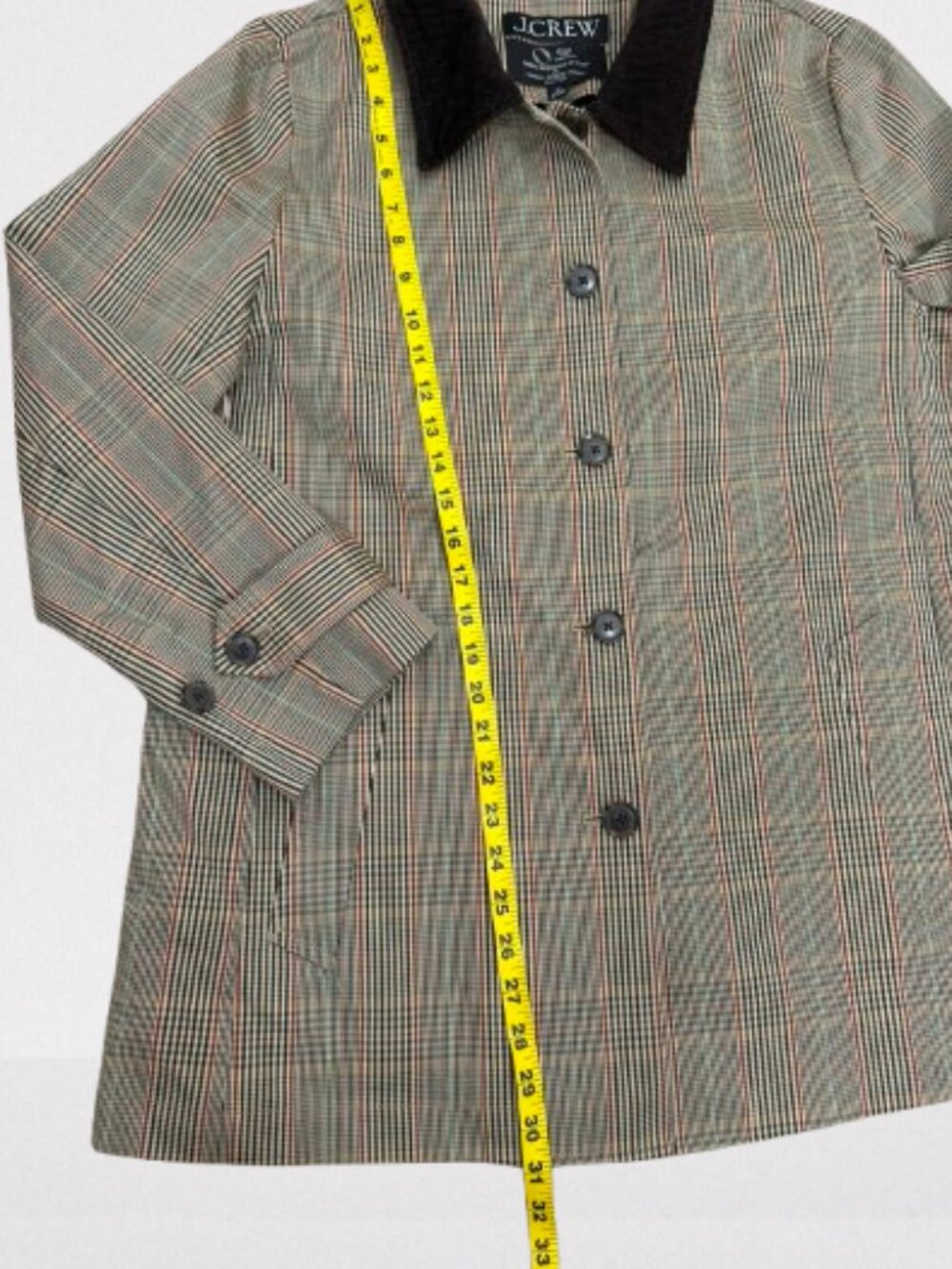 J. Crew NWOT Barn Jacket in Plaid Double Faced Cotton Size M - Picture 13 of 15